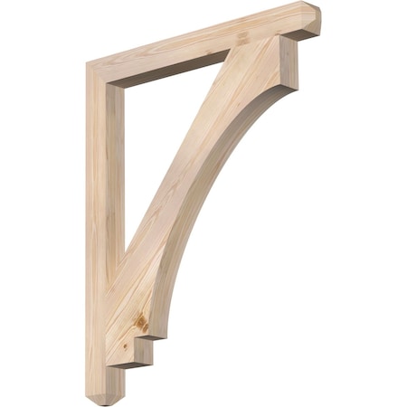 Ekena Millwork Imperial Craftsman Smooth Bracket, Douglas Fir, 3 1/2"W x 36"D x 44"H BKT04X36X44IMP04SDF